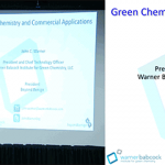 Dr Warner: Green Chemistry