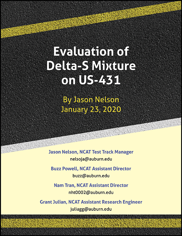 Evaluation of Delta-S Mixture on US-431 Updated 1/23/2020