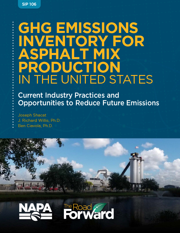 GHG EMISSIONS INVENTORY FOR ASPHALT MIX PRODUCTION IN THE UNITED STATES