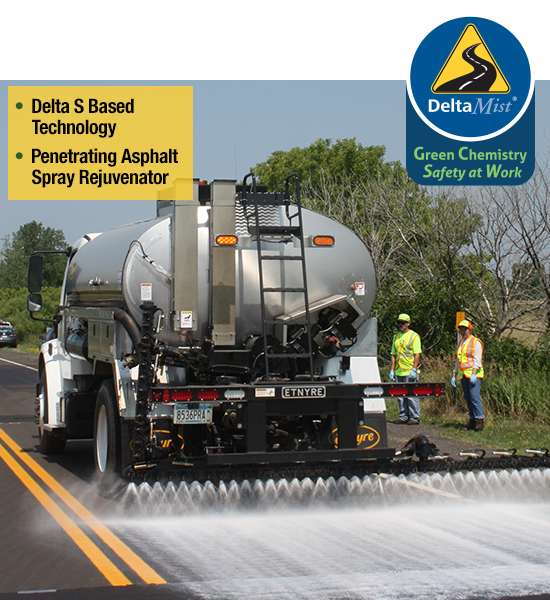 Delta Mist® penetrating asphalt rejuvenator